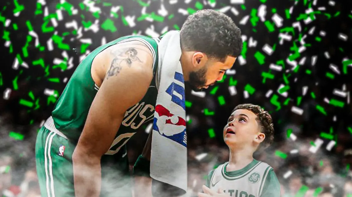 Celtics news Jayson Tatum reveals sons tear jerking message after NBA Finals