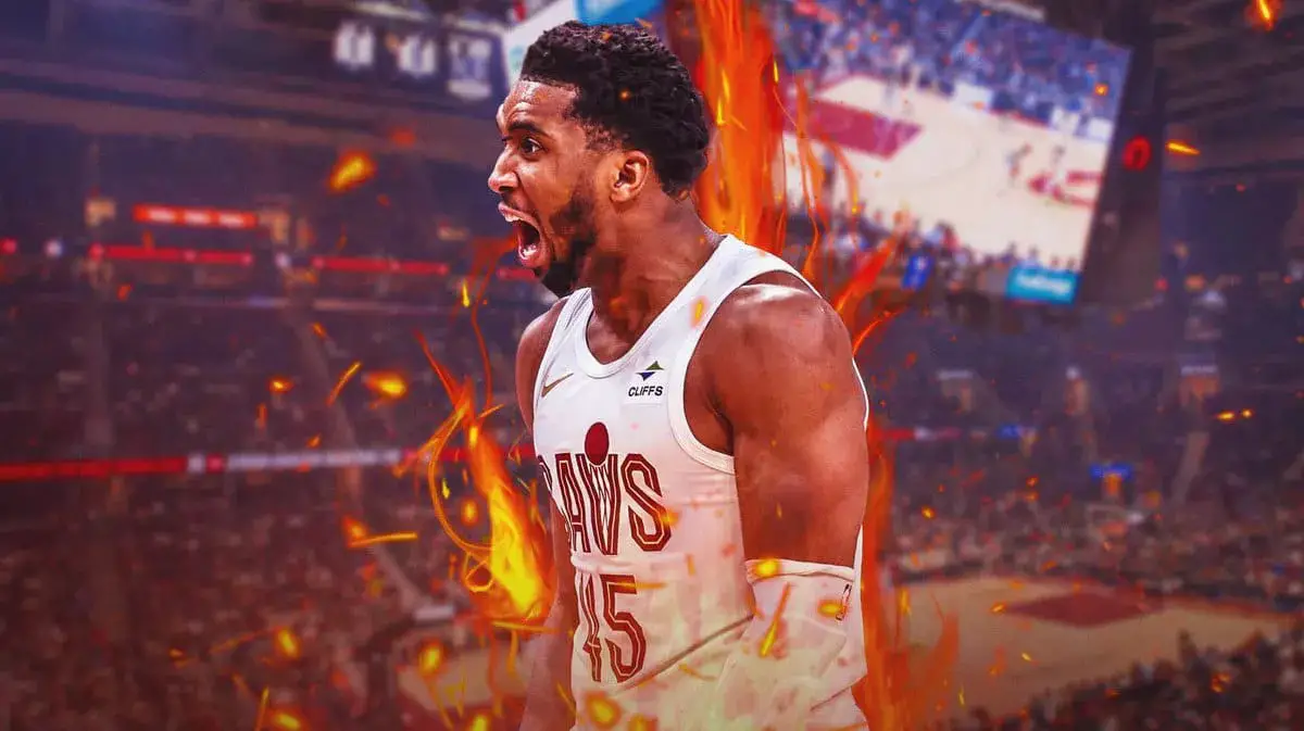 donovan mitchell was the spark that turned into a flame for the cavs in win over pelicans