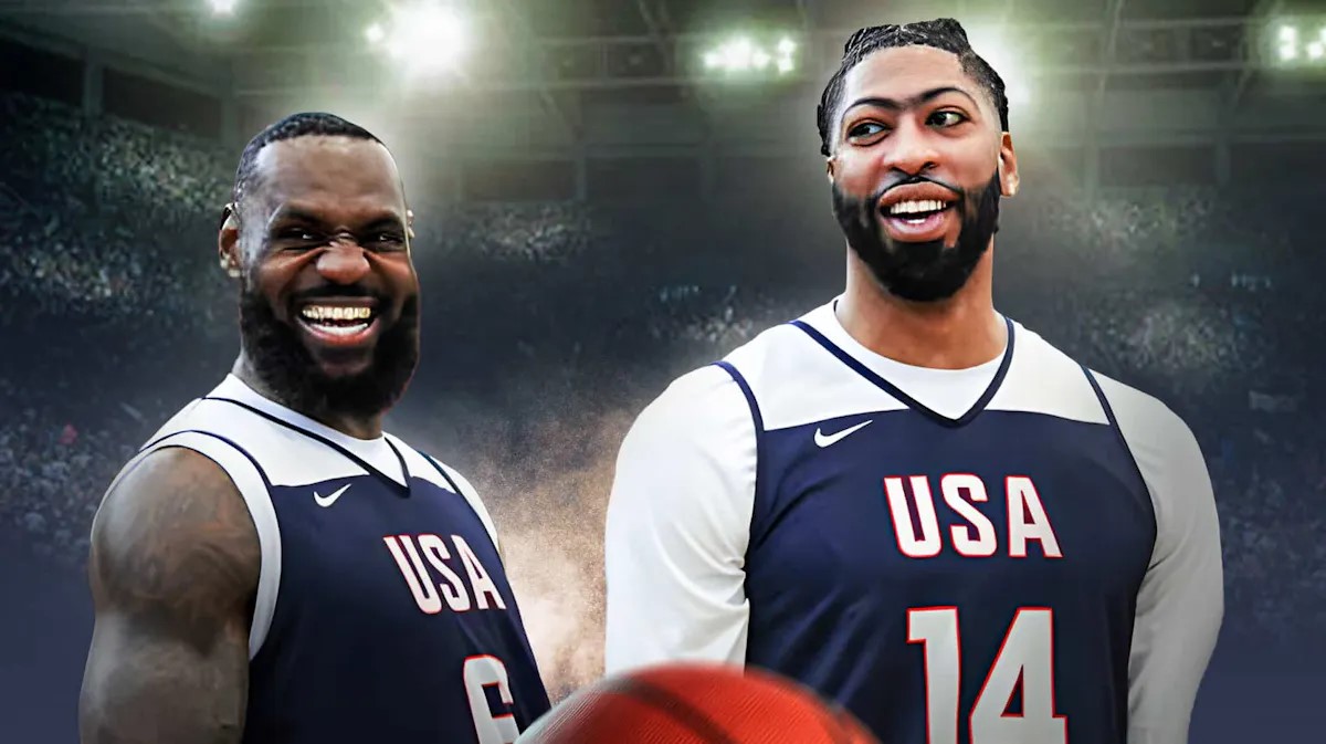 Olympics news Anthony Davis hilarious reaction to LeBron James heroics