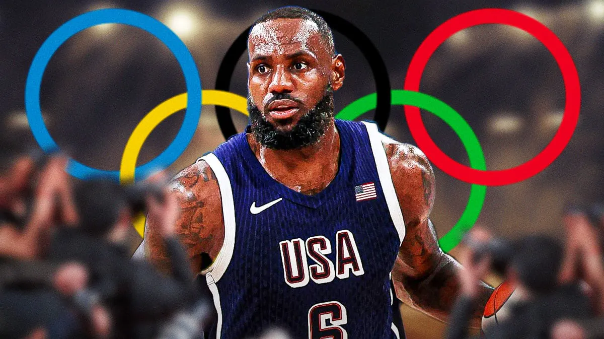 Olympics news LeBron James posts viral photo of himself after Team USA beats Serbia